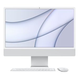 iMac 24" M1 2021 (Apple M1 8-Core 8 GB RAM 512 GB SSD 8-Core), Silver, Apple M1 8-Core, 8 GB RAM, 512 GB SSD, 7-Core